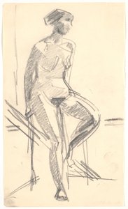 Siedzący model autorstwa Karl Isakson