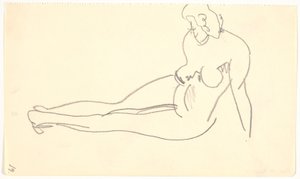 Siedzący model autorstwa Karl Isakson