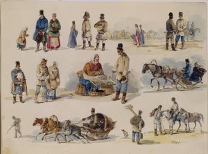 Typy ludowe Rosji, 1845