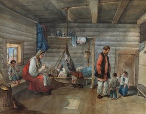 W wiejskim domu, 1841