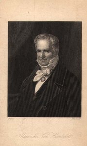 Alexander von Humboldt (1769-1859), ryty przez Hinchliffa (lito) autorstwa Karl Joseph (after) Begas