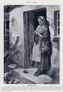 „Sama” (zdjęcie czarno-białe)