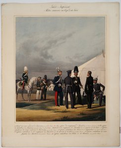 Pionierzy, inwalidzi i żandarmi Korpusu Gwardii Cesarskiej, 1867