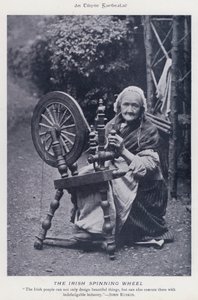 Irlandzkie kołowrotek (zdjęcie czarno-białe) autorstwa Karl Karlovich Piratsky
