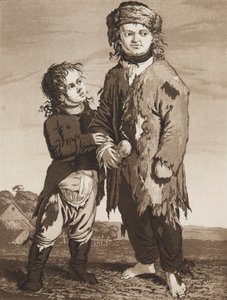Młodzi żebracy, ok. 1800.