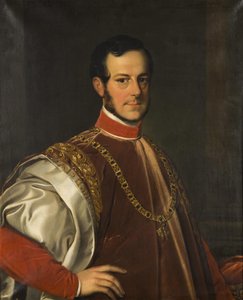 Portret księcia Johanna Adolfa II Schwarzenberga 1799-1888, 1852. autorstwa Karl Ludwig Philippot