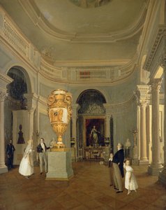 Sala Owalna Starego Ermitażu w Petersburgu