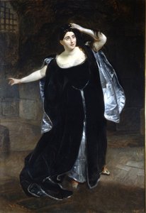 Giuditta Pasta (1797-1865) i "Anne Boleyn" (Anne de Boleyn (Anna lub Ann Bolin i Anne Bullen autorstwa Karl Pavlovich Bryullov