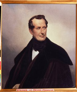 „Portrait du tsomte Vladimir Musin-Pushkin (Musin Pushkin) (1798-1854)”” Peinture de Karl Bryulov (Bryulov) (1799-1852) 1838 Państwowe Muzeum Sztuki, Jarosław autorstwa Karl Pavlovich Bryullov