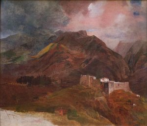 Peak Fort na Maderze, 1849-1850 autorstwa Karl Pavlovich Bryullov