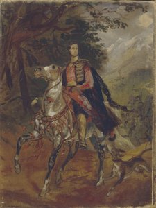 Portret hrabiego Anatole Nikołajewicza Demidowa, 1. księcia San Donato 1812-1870, ok. 1930 r. 1831 autorstwa Karl Pavlovich Bryullov
