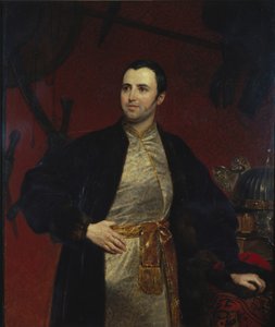 Portret księcia Michaiła Andriejewicza Oboleńskiego 1805-1873, 1846 autorstwa Karl Pavlovich Bryullov
