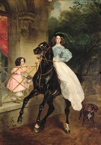 Amazonka, Portret Giovaniny i Amacilii Paccini, podopieczni hrabiny Samoilovej, 1832