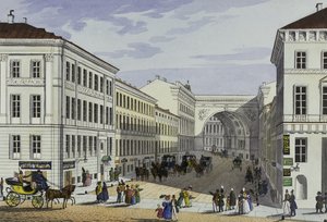 Ulica Milionowa i Dom Kotomina w Petersburgu, I poł.