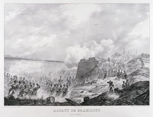 Szturm na twierdzę Brailov 15 czerwca 1828 r. 1829 autorstwa Karl Petrovich Beggrov