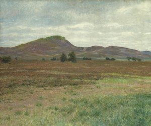 Krajobraz w pobliżu Harburga (olej na płótnie) autorstwa Karl Wilhelm Arthur Illies