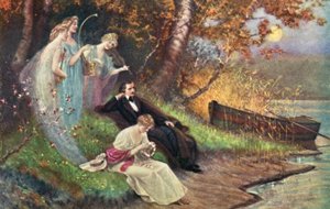 Schumann i jego muzy autorstwa Karl or Carl the Younger Schweninger