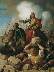 Obrona Wiednia przed Turkami, 1683, ok. 1865.