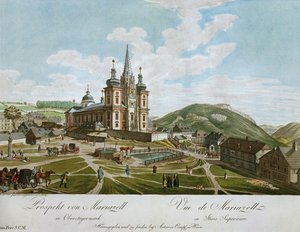 Kościół opactwa Mariazell autorstwa Karl von Schutz