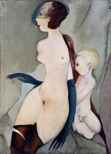 ""Madone de la rue Marijas a Riga, Lettonie"" (Madonna de Marijas Street) Peinture de Karlis Padegs (1911-1940) - 1932 - Olej na płótnie Wym. 94x68 cm Państwowe Muzeum Sztuki Republiki Łotwy, Ryga
