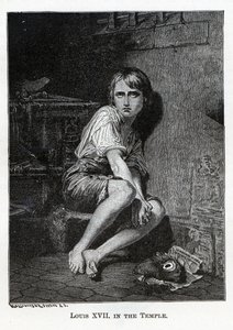Ludwik XVII w Świątyni, 1882 autorstwa Kaspar Oertel