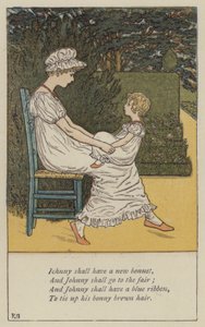 Johnny będzie miał nową maskę (kolor litho) autorstwa Kate (after) Greenaway