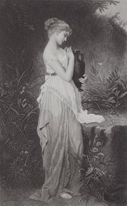 Psyche i wazon (grawerunek) autorstwa Kate Gray