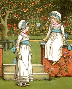 „Bubbles” Kate Greenaway. autorstwa Kate Greenaway