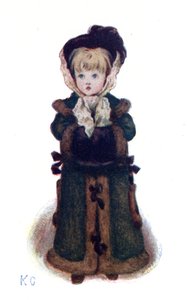 „Kartki świąteczne” Kate Greenaway. autorstwa Kate Greenaway