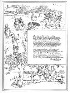 „Domowe piękno”. Zilustrowane przez Kate Greenaway autorstwa Kate Greenaway