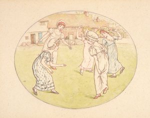 Hiacynt, ilustracja do „Języka kwiatów”, ok. 1884 (akwarela na papierze) autorstwa Kate Greenaway