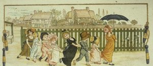 Czas na zabawę z filmu „Dzień z życia dziecka” autorstwa Kate Greenaway