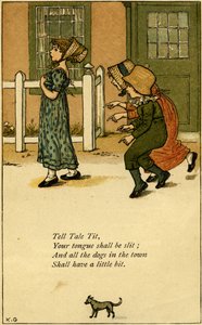 Przedszkole Tell Tale Tit autorstwa Kate Greenaway