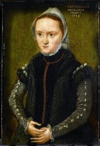 Portret kobiety, prawdopodobnie autoportret autorstwa Katharina van Hemessen