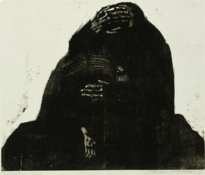 Rodzice, numer III autorstwa Käthe Kollwitz