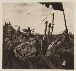 Powstanie, 1899 autorstwa Käthe Kollwitz