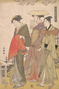 Piękno pływającego świata, 1780-1795. autorstwa Katsukawa Shuncho
