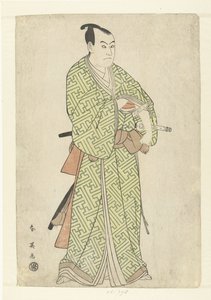 Aktor portret Sawamury Sojuro III w roli Kakogawy Honzo