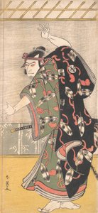 Kabuki Aktor Otani Oniji III jako samuraj, ca. 1792. autorstwa Katsukawa Shun