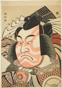 Portret Tee Ac i R Iwai Hanshiro I V jako Akita Jonosuke Yoshikage w Roe „Na chwilę”, ok. 1791 (druk Kor wo dback: Aiban)