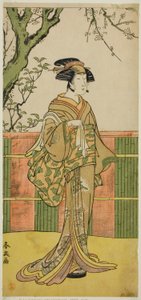 Aktor Sawamura Tamagashira w niezidentyfikowanej roli autorstwa Katsukawa Shun