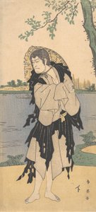 Drugi Ichikawa Komazo w roli Yanekozo, 2. miesiąc 1794. autorstwa Katsukawa Shun