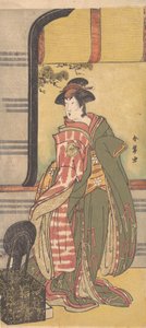 Aktor Segawa Kikunojo III miejsce w roli kobiecej, ca. 1785.