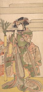 Trzecia Segawa Kikunojo jako kobieta, ca. 1780.