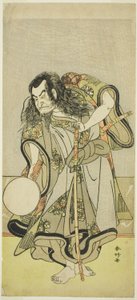 Aktor Nakamura Nakazô I w roli mnicha Shunkana w filmie "Zbieranie sadzonek sosny w dzień szczura w Nowym Roku" ("Hime Komatsu Ne no Hi Asobi").