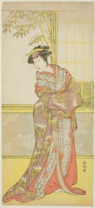 Aktor Sanogawa Ichimatsu III prawdopodobnie jako Masago Gozen w filmie "A Courtesan