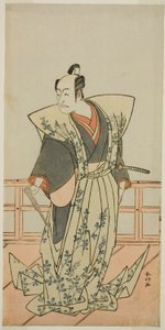 Aktor Ichikawa Danjuro V w niezidentyfikowanej roli autorstwa Katsukawa Shunkо̄