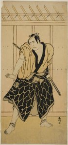Aktor Sawamura Sojuro III jako Soga no Dozaburo () autorstwa Katsukawa Shunkо̄
