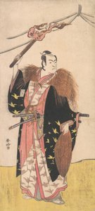 Jurosukenari Ichikawy Masasuke, co? 1785. autorstwa Katsukawa Shunko