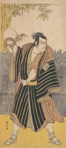 Kabuki ac i r Ichikawa Dan Juro V, co? 1788-90. autorstwa Katsukawa Shunko